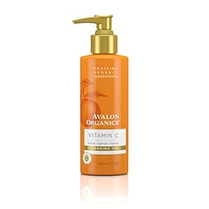 Avalon Organics Cleansing Gel with Vitamin C, 6 Oz