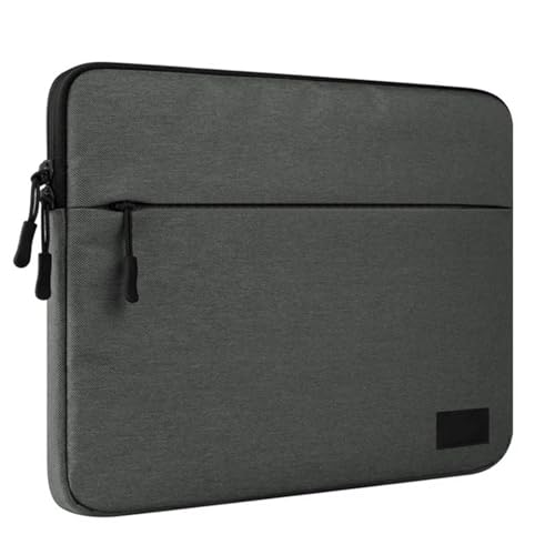 Sac ordinateur 11 pouces en denim gris foncé pour tablette et PC