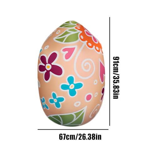 Costume d'œuf de Pâques en tissu polyester de 76 x 105 cm - 7