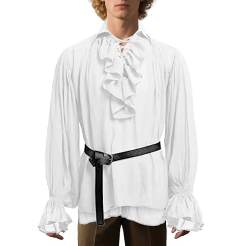 Chemise médiévale ample homme pour éviter les costumes rigides en rave