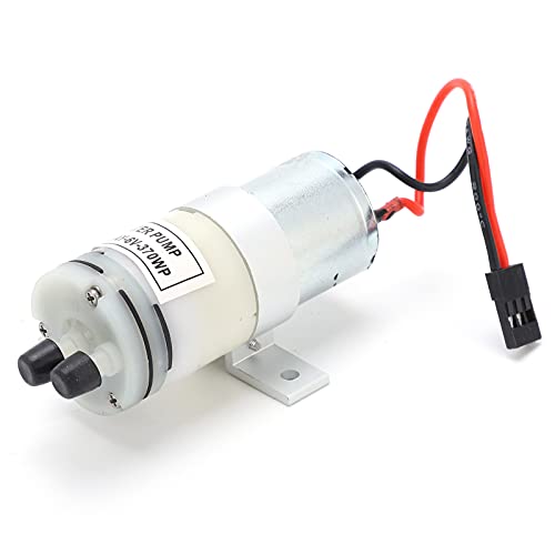Hspemo Bomba de Agua RC 3-6V 370 Bomba de Enfriamiento de Agua Enchufe JR con Interruptor para Motor de Barcos RC ESC