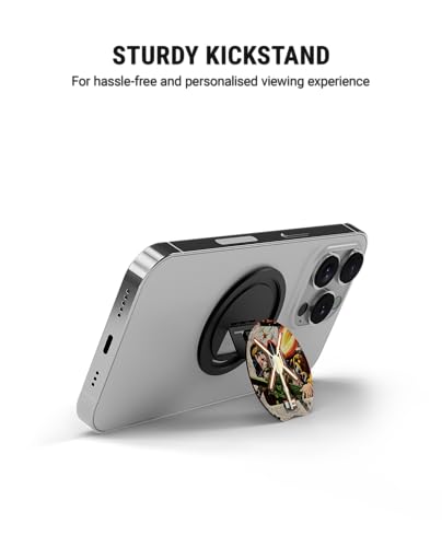 Image of DailyObjects White Bird Moto Compatible with Magsafe Phone Grip