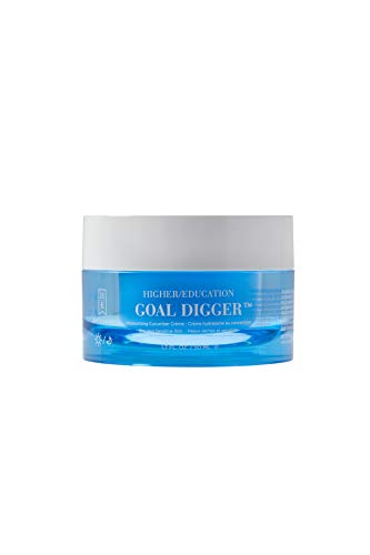 Higher Education Skincare: Goal Digger - Silky Moisturizing Cucumber Creme; formulated for dry and sensitive skin; cucumber extract; natural extract: melon, kale, cabbage, ginger, turmeric - 1.7 fl oz