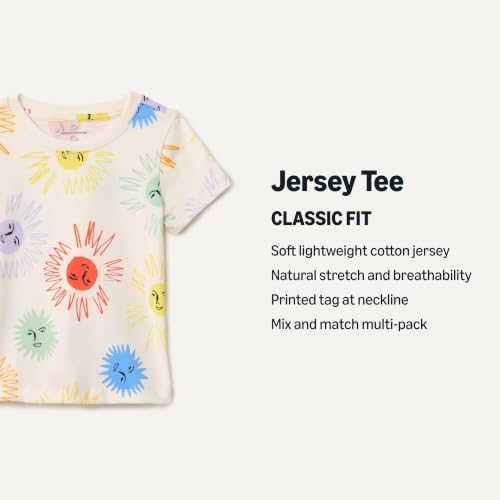 Image of Amazon Essentials Girls and Toddlers' Short Sleeve T-Shirt