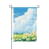 Motif de tournesols sur le thème du jardin - Excellente décoration pour les amateurs de peinture à l'huile ou d'autres événements sportifs, défilés, fêtes, élections, bars à thème, rues et plus encore.