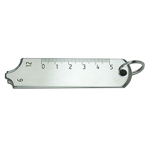 RIVERWELD Three Piece Key Set Measuring Fillet Gages Multi Function Welding Inspection Gauge