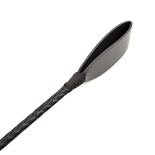 ROARINGWILD Quality Fine Leather Braided 24 Inches Long Riding Crop/Whip - Thumbnail 6
