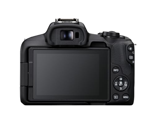 Image of Canon EOS R50 Vlogging Creator Kit, Hybrid Mirrorless Camera with RF-S10-18mm F4.5-6.3 IS STM Lens and Tripod Grip, Wide-angle Lens, 24.2 MP CMOS (APS-C) Sensor, Vlogging Camera, Black