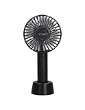 GSC Balu Mini Ventilador de Mano Recargable USB Negro