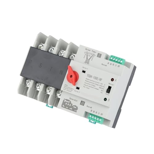 �]���X�C�b�`�A YCQ4-100E Automatic Transfer Selector Switch ATS Dual Power 63A/100A 2P 3P 4P 690V(63a,4P)