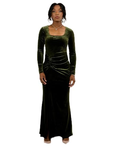 Robe longue en velours pour femme idéale pour vos dîners et soirées