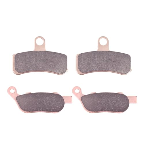 Juego de pastillas de freno delanteras y traseras for 1690 1584 1584 Rocker C 13 FXDF 1584 Fat Bob 08-11(1pair Ceramic Rear)