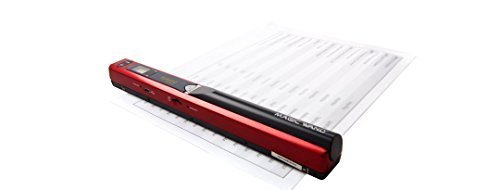 Scanner portable Magic Wand Vupoint PDS-ST415-R-VPS rouge numériseur de documents A4