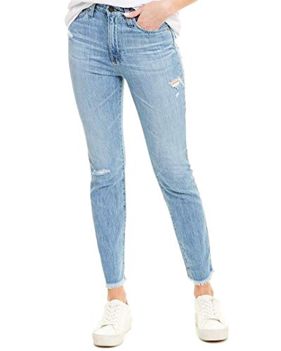 Pantalon denim AG Adriano Goldschmied Sophia une coupe haute couture cheville