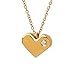 BRIGHTWINST Stainless Steel Heart Pendant Necklace With Women New In Trends Waterproof Luxury Design Fashion Jewelry PTPNU0647