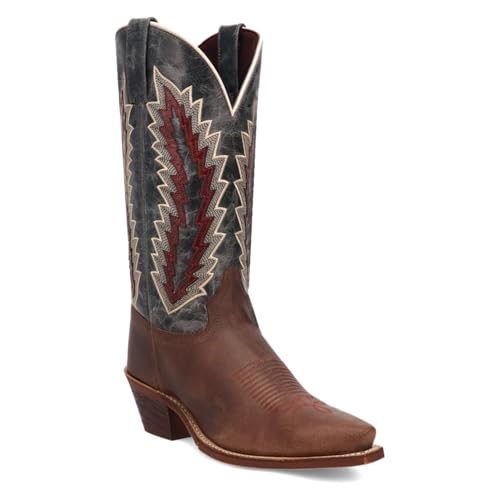 Laredo Dark Brown/Navy Cadence Women's Leather Boots 20029