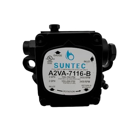 Single Stage Oil Fuel Pump - 100 PSI