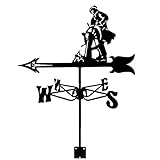 Esta veleta proporciona un buen equilibrio y capta una brisa suave y uniforme. Siempre ha sido funcional y decorativa. Es ideal para la decoración del hogar y el jardín.