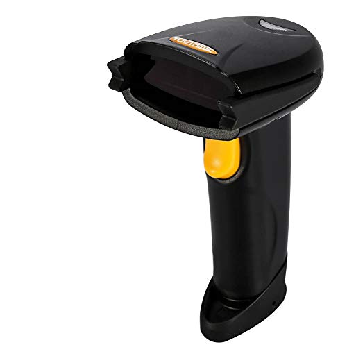 2-in-1 Bluetooth 4.0 Barcode Scanner Wireless & Wired 1D Handheld USB 3.0 Barcode Reader Automatic Continuous Scan and Memory for Supermarket Warehouse Express Delivery for Parts and Tool Replacement