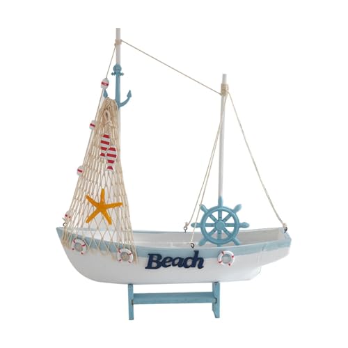 Shuishuicui Segelboot 36CM Holzmodell Spielzeug