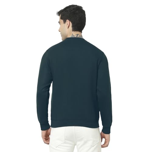 Image of HiFlyers Men's Cotton Blend Casual Crew Neck Sweatshirt