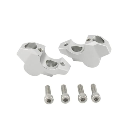 Abrazadera elevación manillar motocicleta en aluminio plata para ADV 150 5