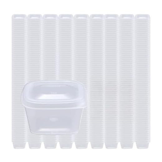 Transparent Leak Proof Sauce Cups
