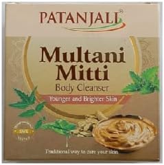 Patanjali Ojas Multani Mitti Body Cleanser, 75g (Pack of 5)