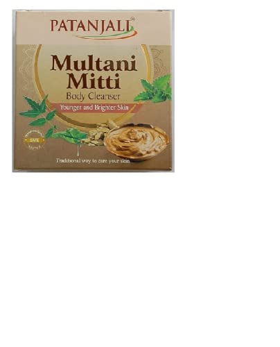 Patanjali Ojas Multani Mitti Body Cleanser, 75g (Pack of 5)
