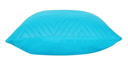 Image of RD TREND UltraSonic Microfiber Cushion Covers, 40 x 40 cm /16 x 16 inches, Set of 2, 250 TC,Back Zipper (Firoji)