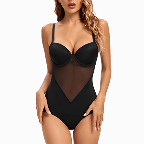 Body shapewear femmes gainant et respirant avec shorty minceur intégré