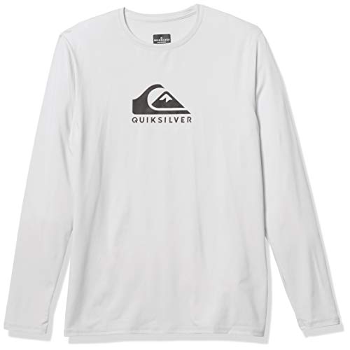 Quiksilver Men's Solid Streak Long Sleeve Rashguard UPF 50+, Micro CHIP, L