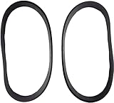 2/pk 440001618 Belts Fits for Hoover Upright Vacuum Cleaner Flat UH-20040, DD 4/5 (Black)