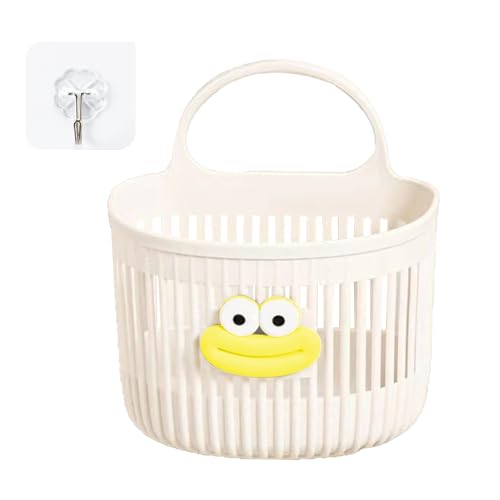 Cestas de pared genéricas – Organizador de pared sin taladrar – Bolsa de almacenamiento multifunción para puerta sin taladrar para baño, dormitorio y estudiante