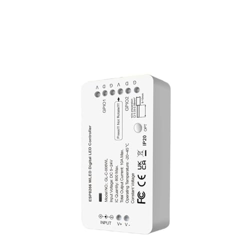 Solución para control de tiras LED WLED DC5-24V con IC 800 3