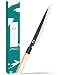 SHANGDAO Coltello Sashimi-Sushi, 25 cm, coltello da carne e coltello Yanagiba, filetto e taglio di pesce, acciaio tedesco e manico in legno tradizionale, confezione regalo