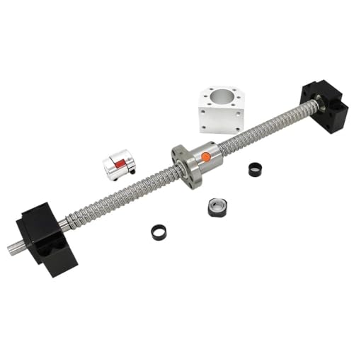 SFU2005 300mm�`1500mm �{�[���˂��i�b�g�n�E�W���O�u���P�b�g + BK15 BF15 8mm �N���[�J�b�v�����O(1000mm)