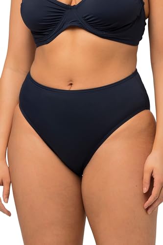 Ulla Popken Damen Bikinislip Bikini, Marine, 52 EU