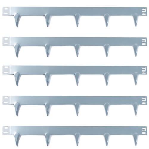 UNIGARDIA Bordure Jardin Galvanisé 5 m - Bordure de Pelouse Flexible en Hauteur de 150 mm -...