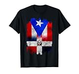 DominiRican Dominican and Puerto Rican Flag Dominican Flag T-Shirt