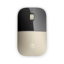 HP 2.4GHz Wireless USB Mouse Z3700 Matte Gold/Glossy Black, Modern Gold X7Q43AA#ABL
