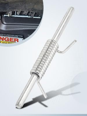 Miniatura 5 de Pasador de canal 747-0710A + resorte de torsión 732-1014C, compatible con MTD Craftsman Troy Bilt, se adapta a 987-02516 731-07131 (1)