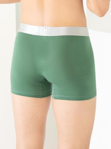Image of KOFFY Men's Malleable Cotton Lycra Long Trunk with Minus Cutting Pouch I Wrinkle Free I Moisture Wicking Technology