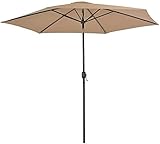 lijji patio umbrellaslife outdoor umbrella sunshade, uv protection and waterproof with metal pole home garden lawn garden outdoor life outdoor umbrella sunshade