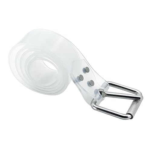 rockible Diving Weight Belt with Quick Release Stainless Steel Buckle Silicone Adjustable Snorkeling Waist Belt for BCD Accessories