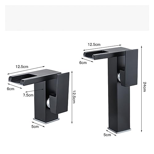 Grifo de lavabo elegante CXYWBD con acabado cromado brillante y flujo hidroeléctrico autónomo 5