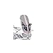Puig - 9156H Touring Screen + Lift UP Support for Honda Africa Twin 16-17 C/Light Smoke