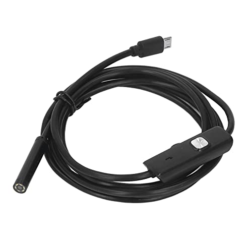 Kamera Inspekcyjna, Endoskop Przemysłowy USB, Kąt Widzenia 70° z 6 Diodami LED, Kamera Inspekcyjna do Rur z sondą 7 Mm, Piksel 0.3 MP, IP67, Boroskopy (1M)