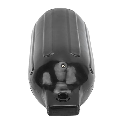 TKSE Bootsstoßstangen, 2 Stück PVC Marine Dock Stoßstangen Aufblasbare Gerippte Bojen Bootsstoßstange Schwarz Für Yachten, Boote, Fischerboote