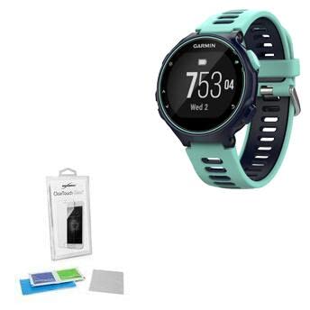 BoxWave Screen Protector Compatible with Garmin Forerunner 735XT - ClearTouch Glass, 9H Tempered Glass Screen Protection